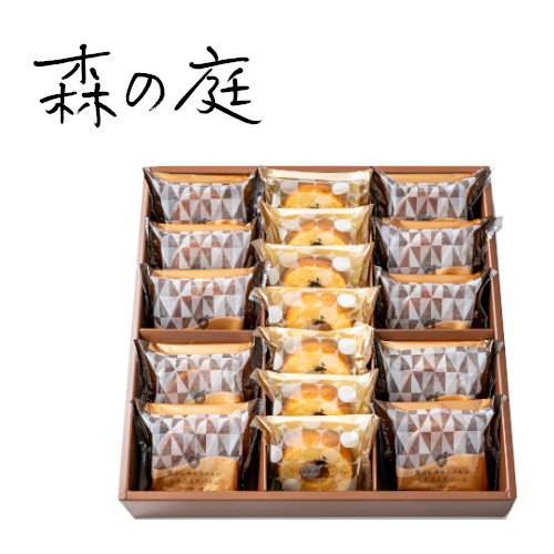 森の庭　焦がしキャラメルがしみ込んだバーム詰合せ　１７個