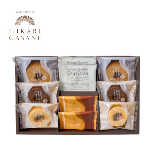 ひかりがさね　ふんわりバームと珈琲の詰合せ　１０個